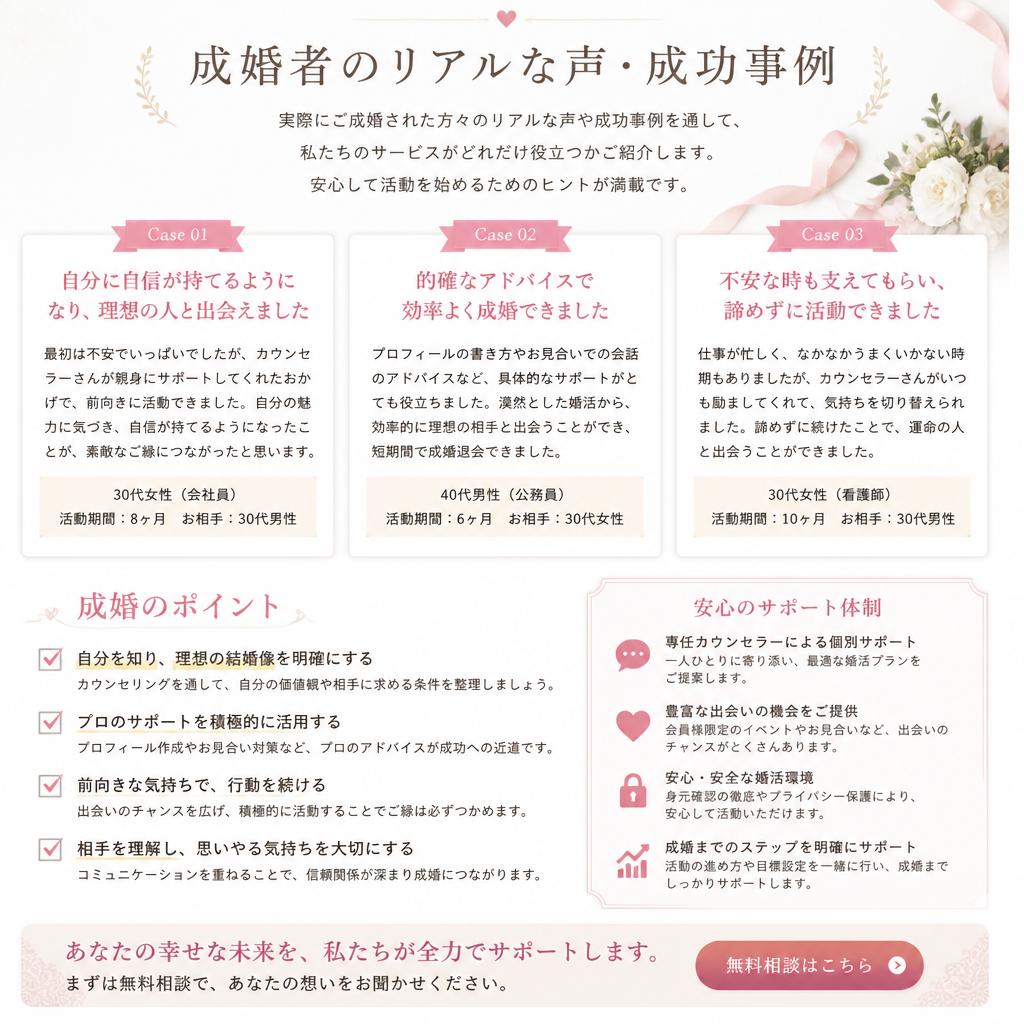 成功事例・声の紹介
