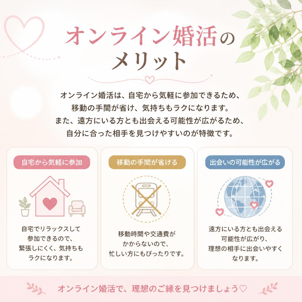 2. オンライン婚活サービスの魅力