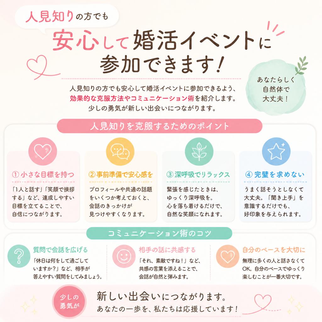 人見知り克服のためのステップ