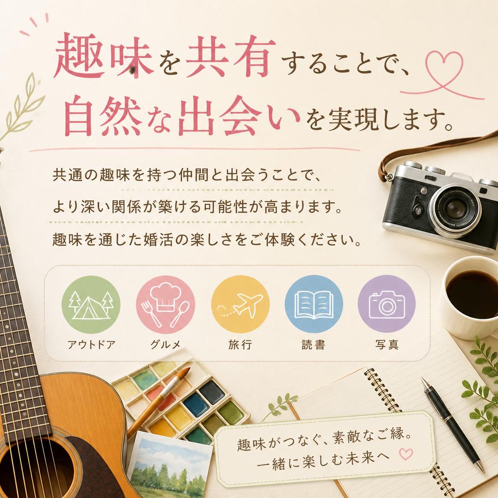 趣味婚活で広がる可能性