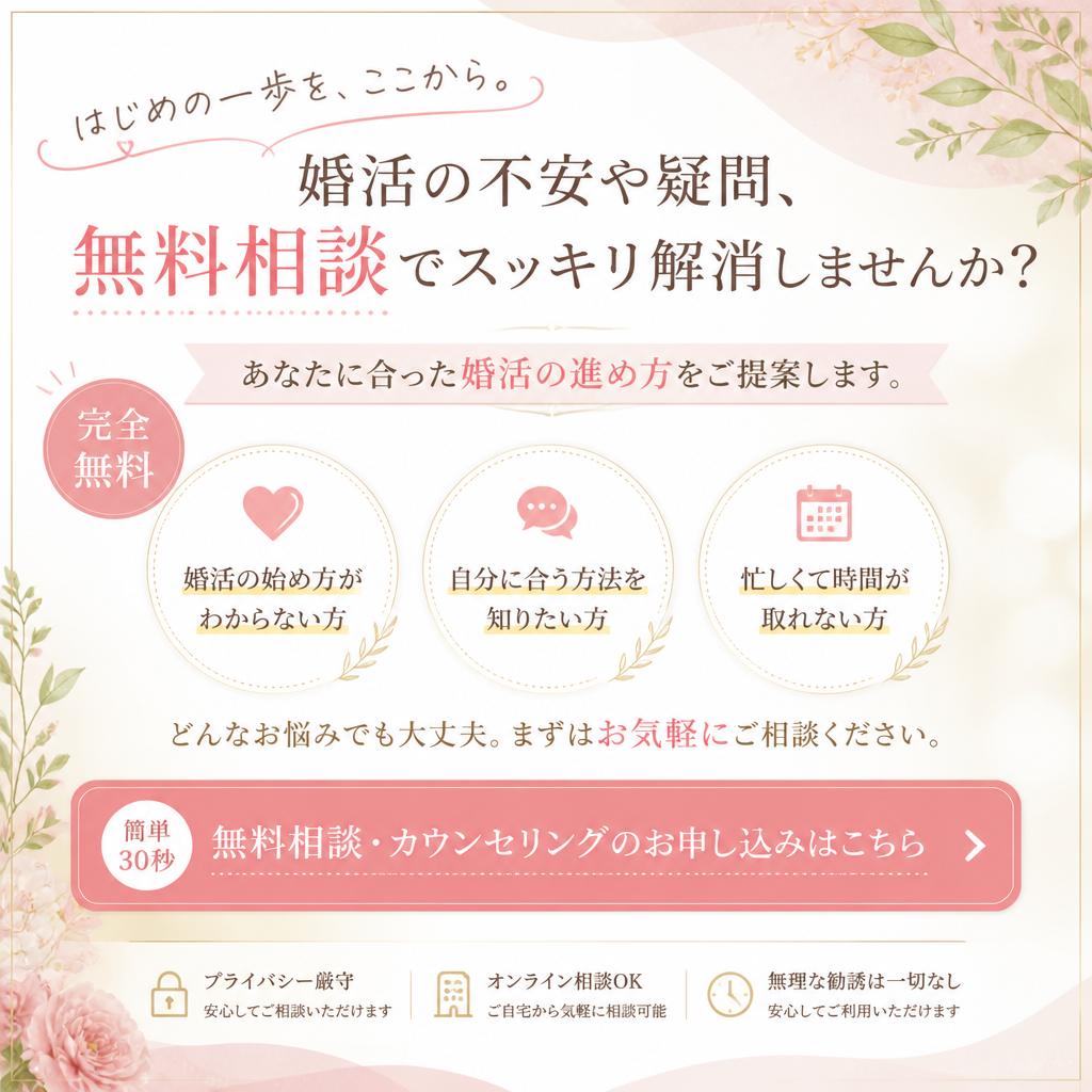 今すぐ始めよう！無料相談のご案内