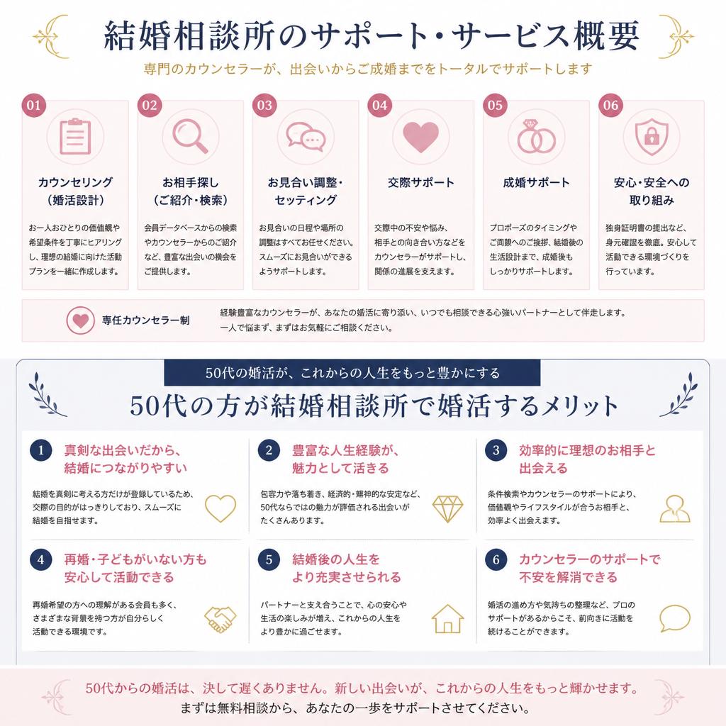 結婚相談所の役割とは？
