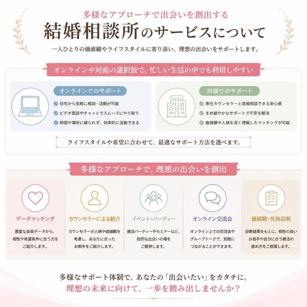 ライフスタイルに合わせた婚活方法