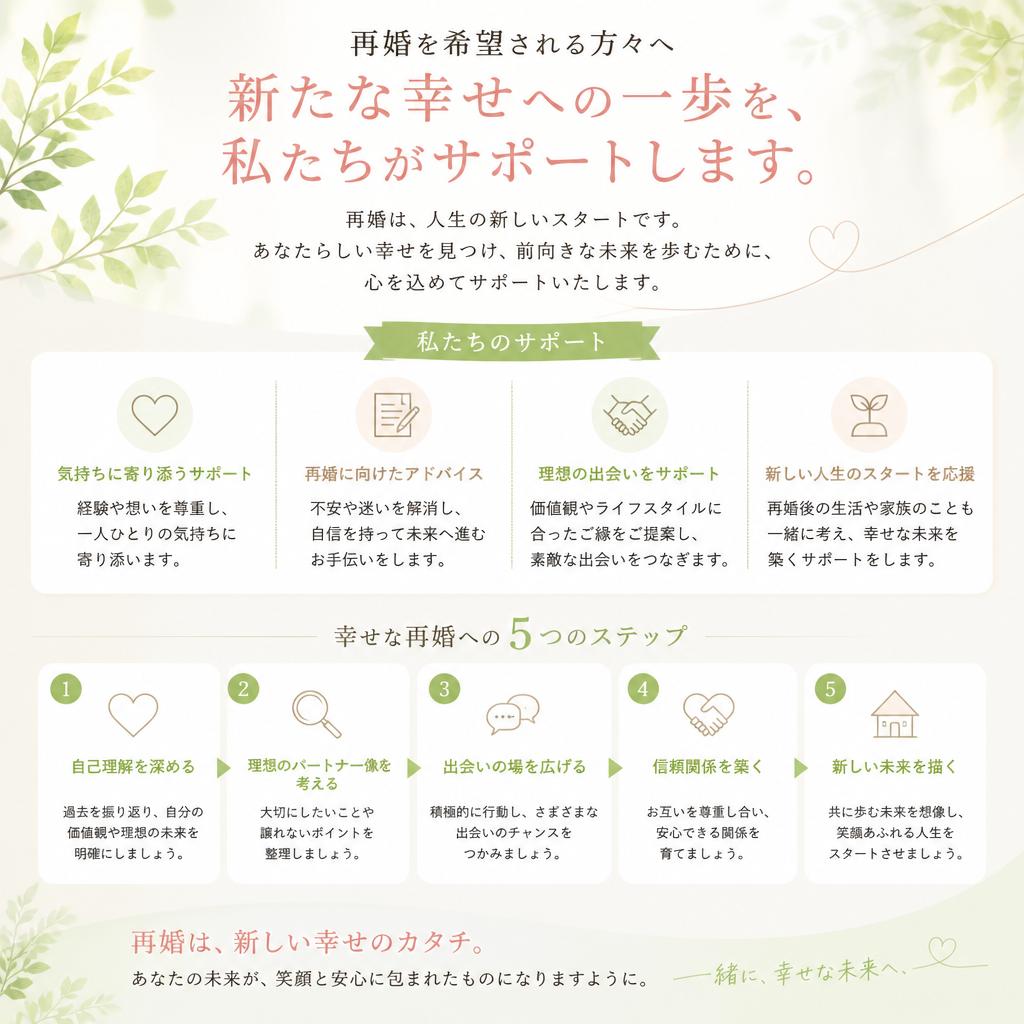 再婚希望者へのサポート