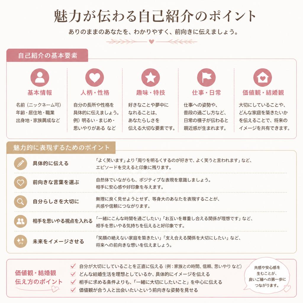 魅力的な自己紹介の作り方