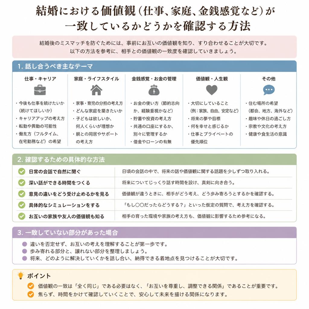 4. 価値観の一致を確認する