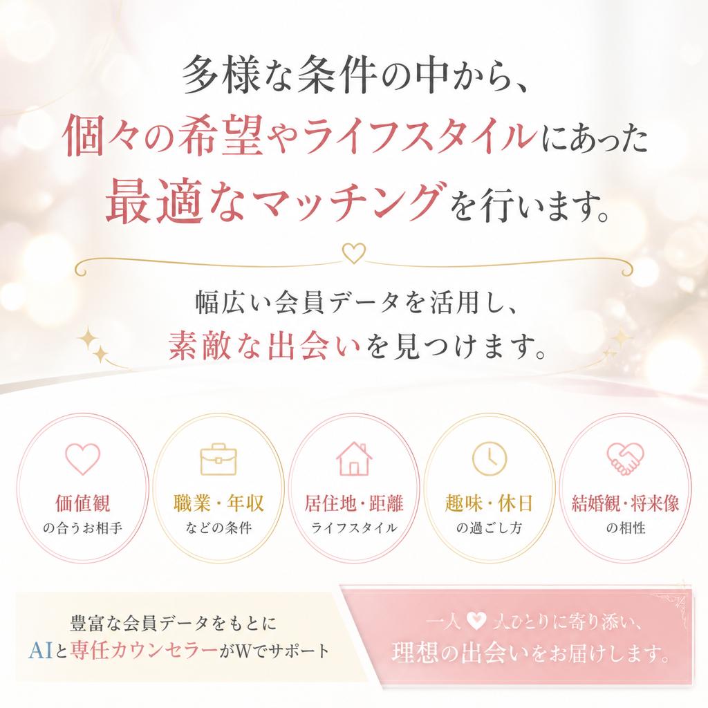 マッチングの手法