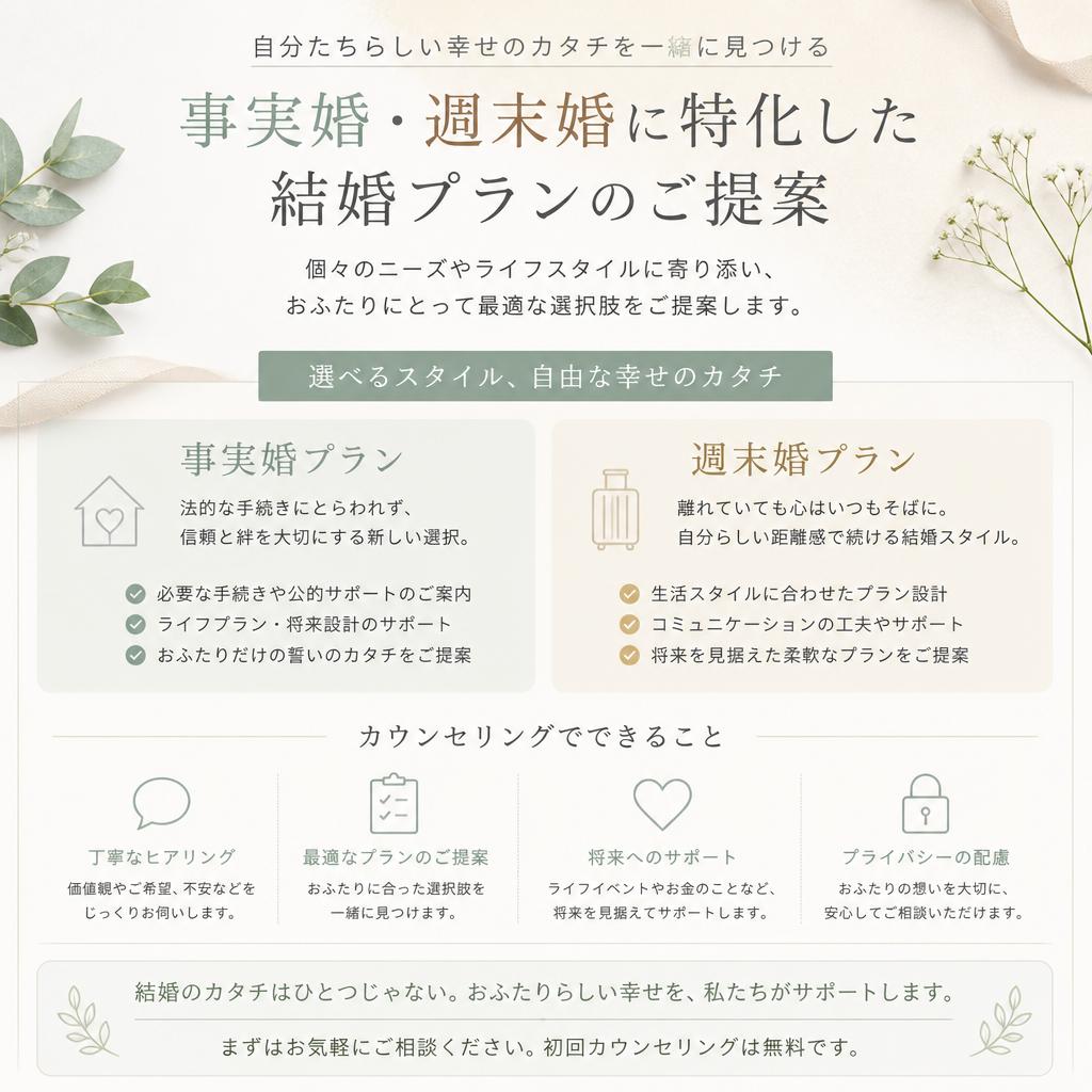 あなたに合ったプランを提案