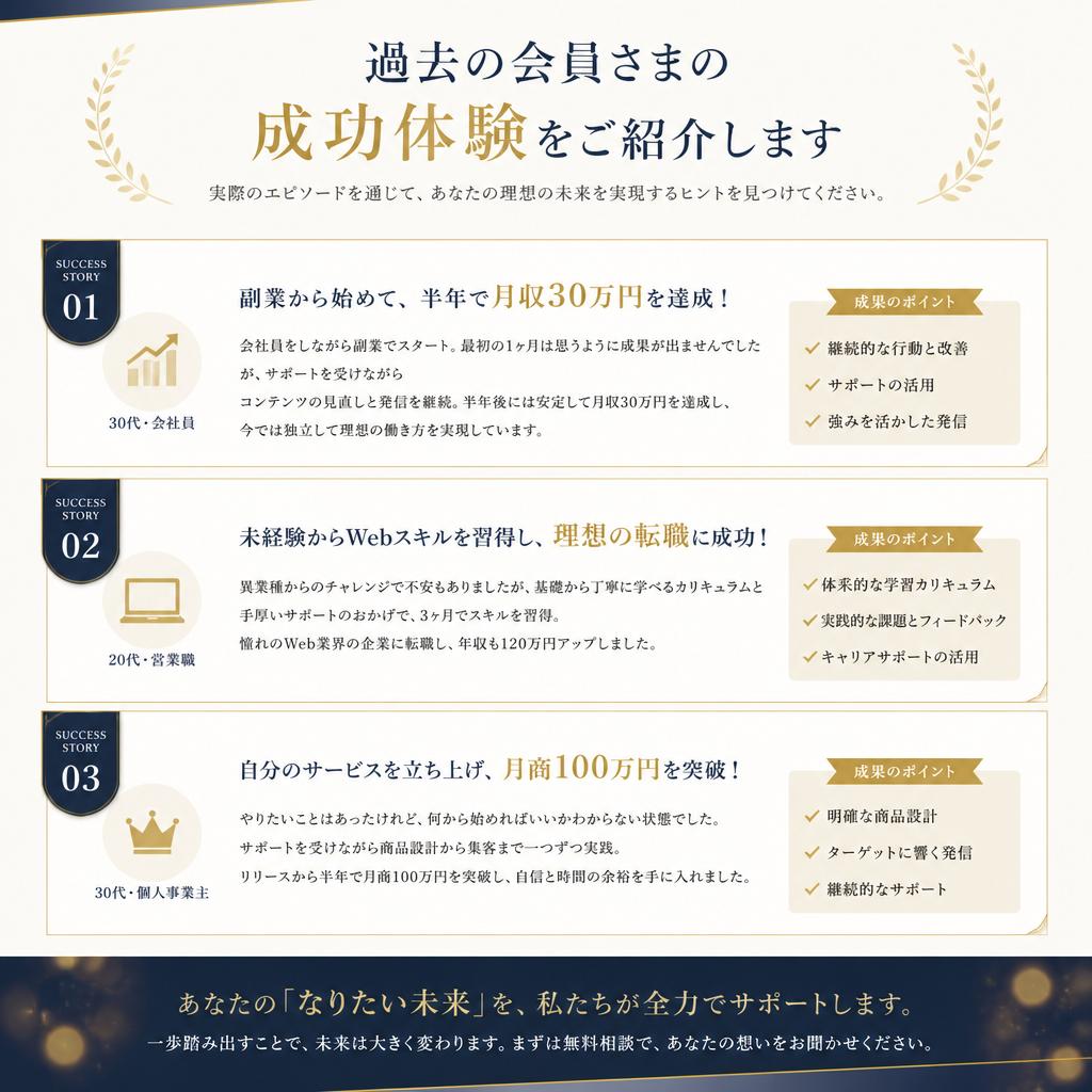 参加者の声:成功事例の紹介