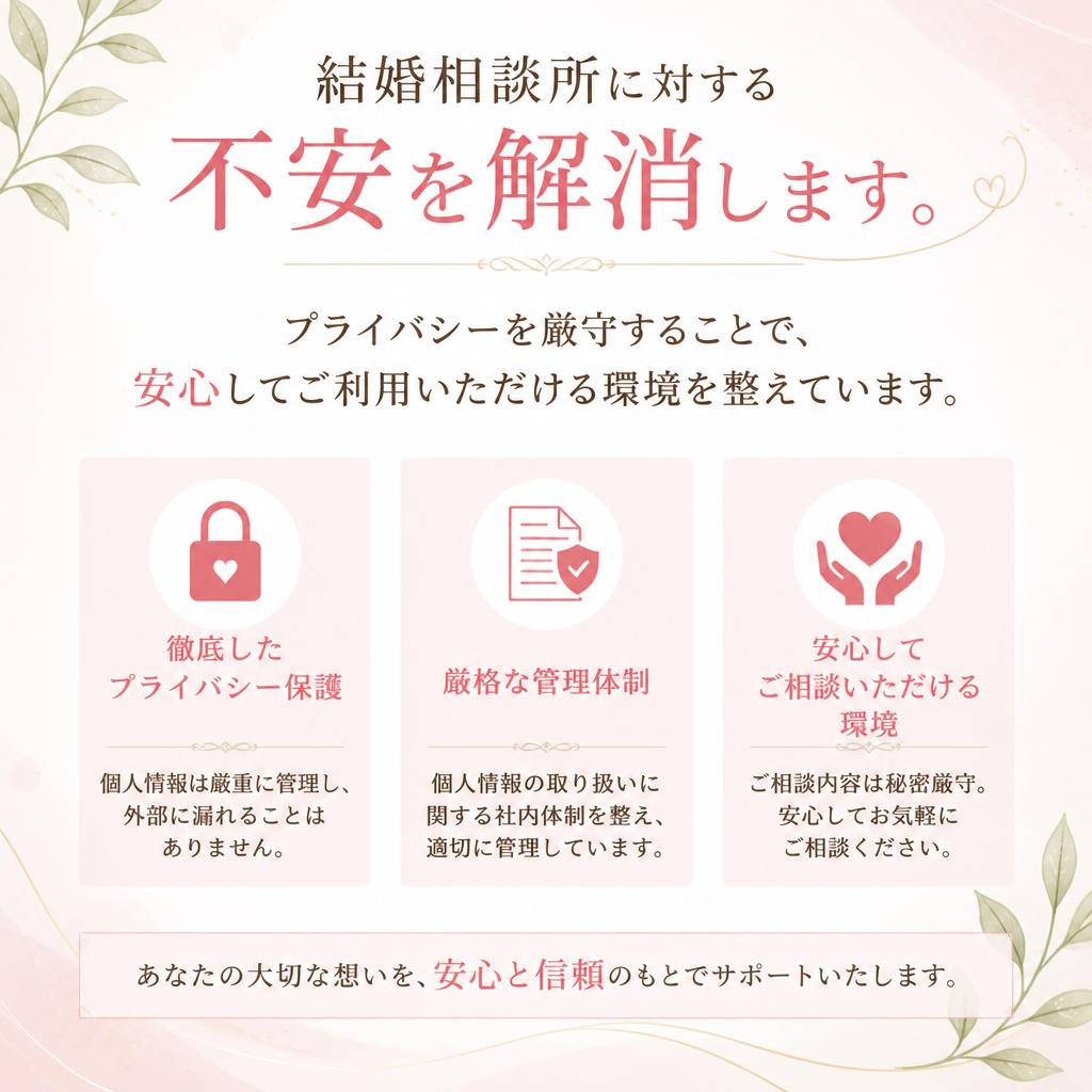 安心のプライバシー保護