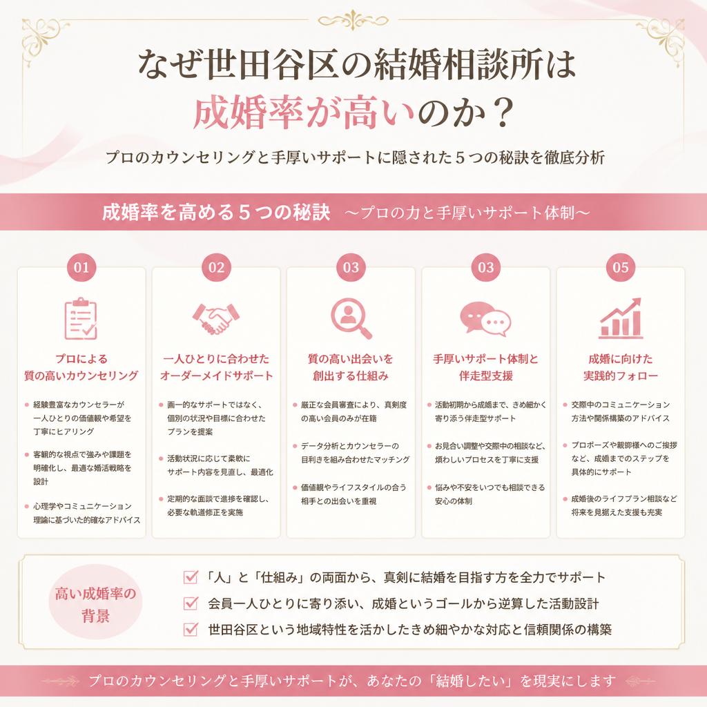 高い成婚率を実現する理由